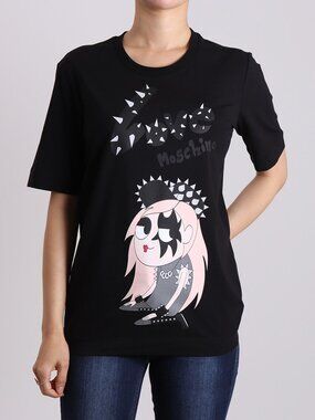 NWT - Love Moschino Character T-shirt - Black🖤